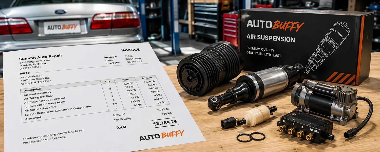 Air Suspension Repair Cost: What You'll Actually Pay