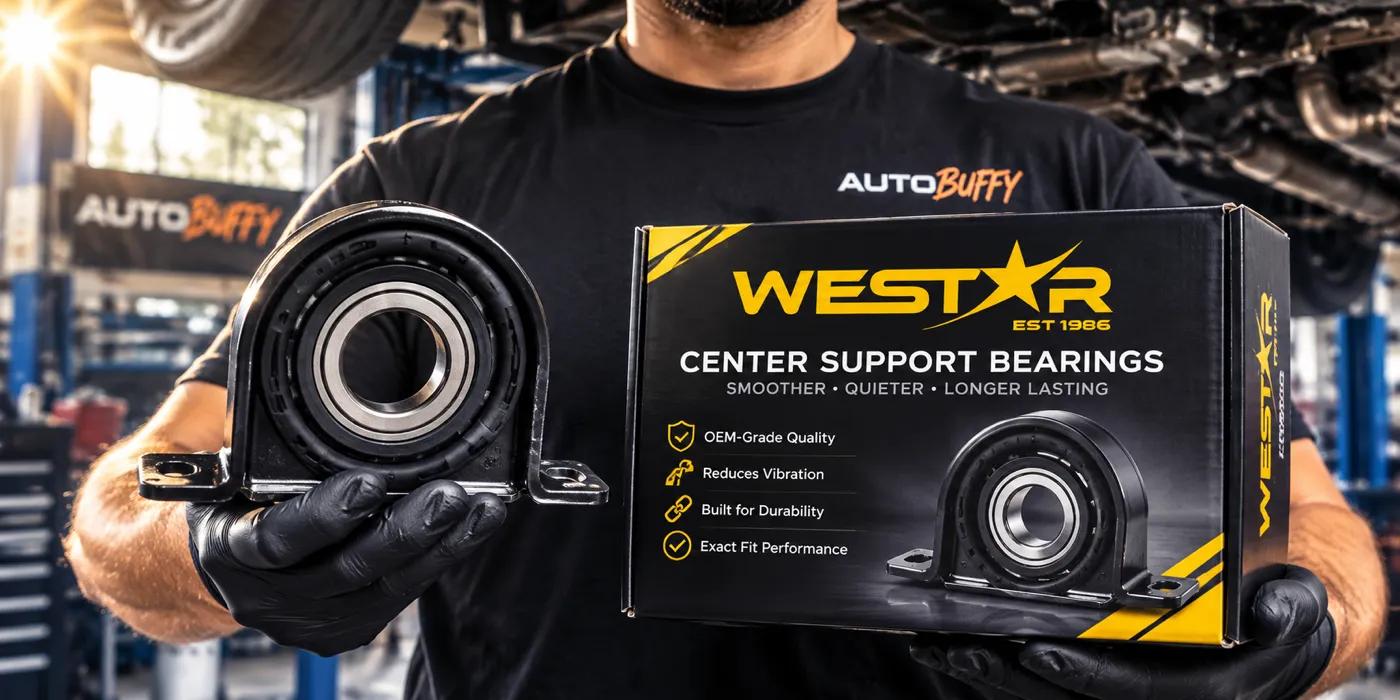 Westar center support bearing assembly, ready to bolt in